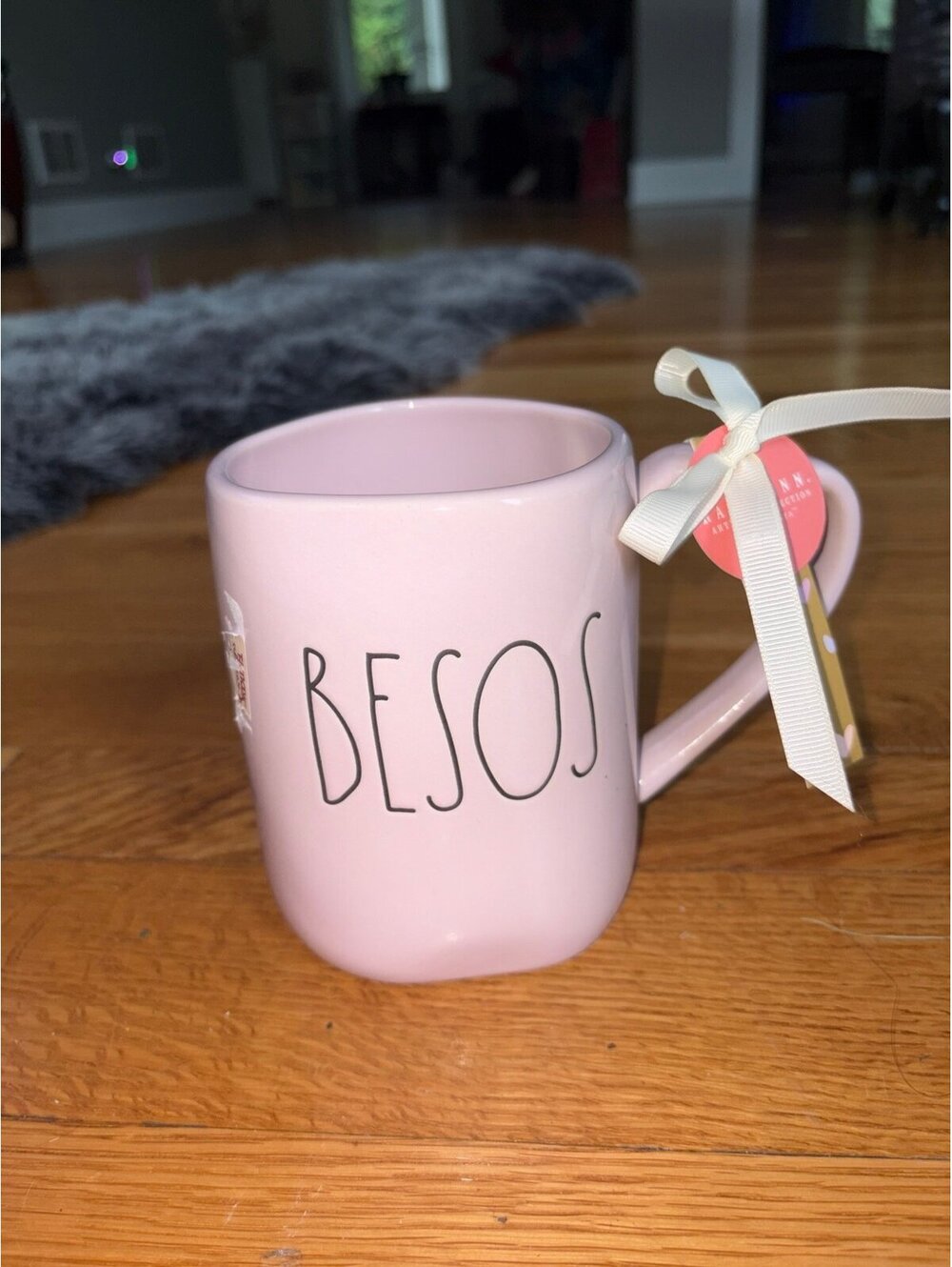 Brand New Rae Dunn BESOS (KISS) Mug / Cup Artisan Collection by Magenta #202